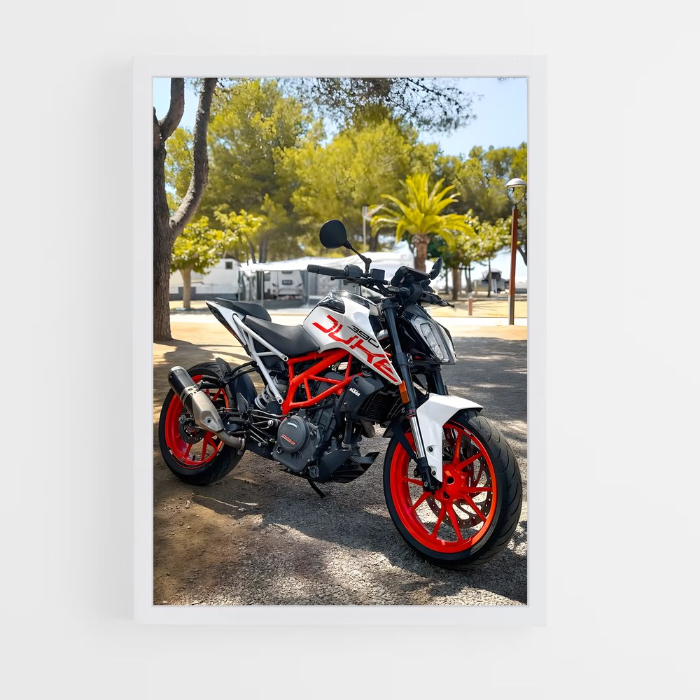 Poster Moto en Liberté – affiche KTM Moto (vue 3)
